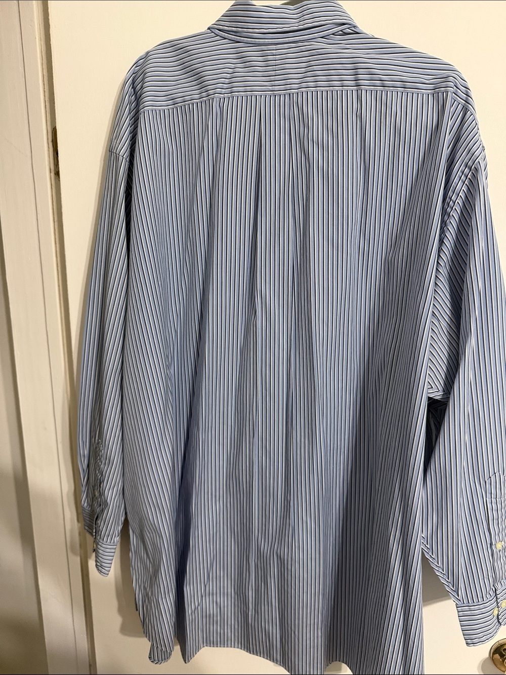 Ralph Lauren Blue & White Striped Button-Down Shirt - Picture 7 of 12
